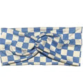 Blue And White Checkers - Wide