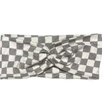 Gray And White Checkers - Wide