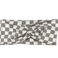 Gray And White Checkers - Wide